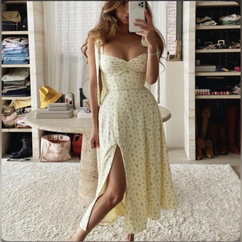 House of CB alicia lemon dress